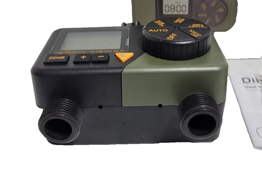 Diivoo Dual Water Timer WT-08 Rain Delay IPX5 Waterproof LCD Display NEW. gallery