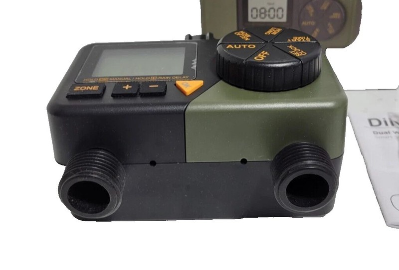 Diivoo Dual Water Timer WT-08 Rain Delay IPX5 Waterproof LCD Display NEW. gallery