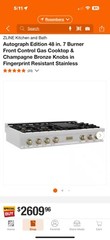 Burner Front Control Gas Cooktop