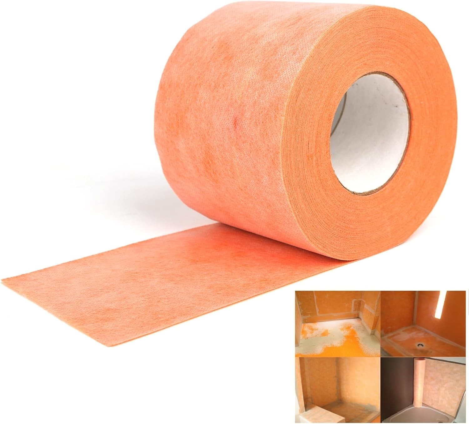 Professional Waterproof Membrane for Shower,5In x 100Ft(42 5IN x 100FT 42 SQ gallery