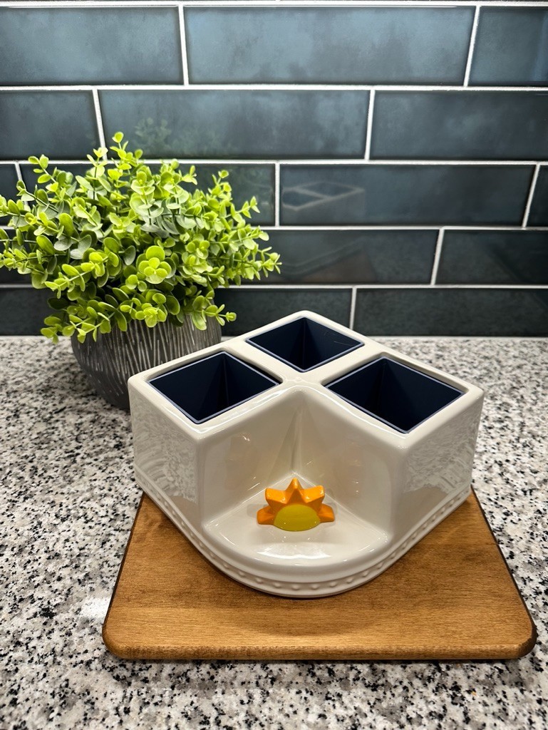 Liner for Nora Fleming Corner Caddy: Reusable Silverware Tray Insert gallery