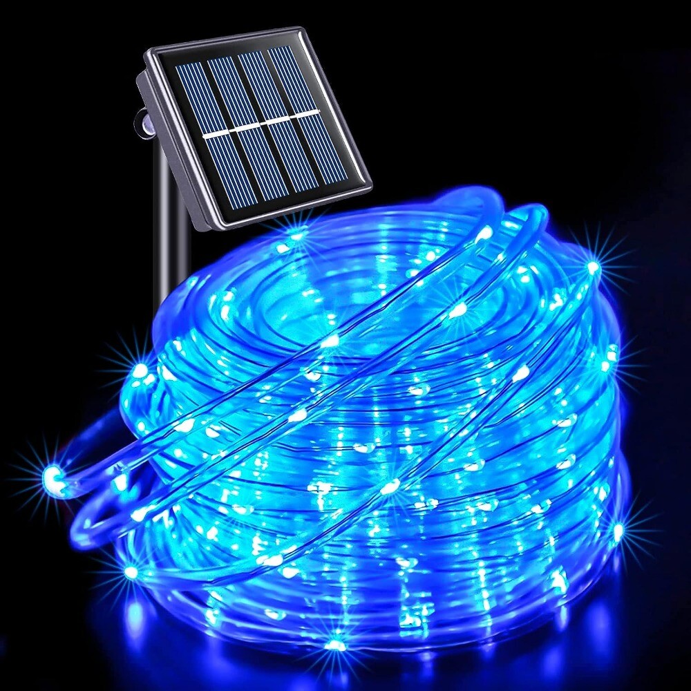 Solar 50-300LED Powered Fairy String Rope Strip Lights Outdoor Garden Patio gallery