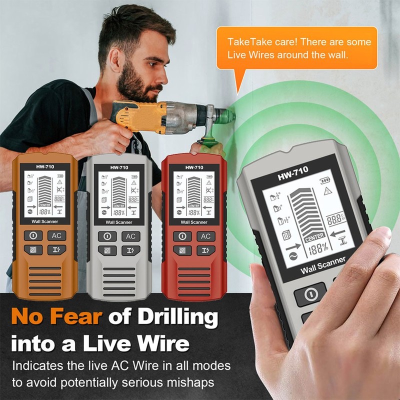 Multifunctional Handheld Metal & Wall Detectors ET gallery