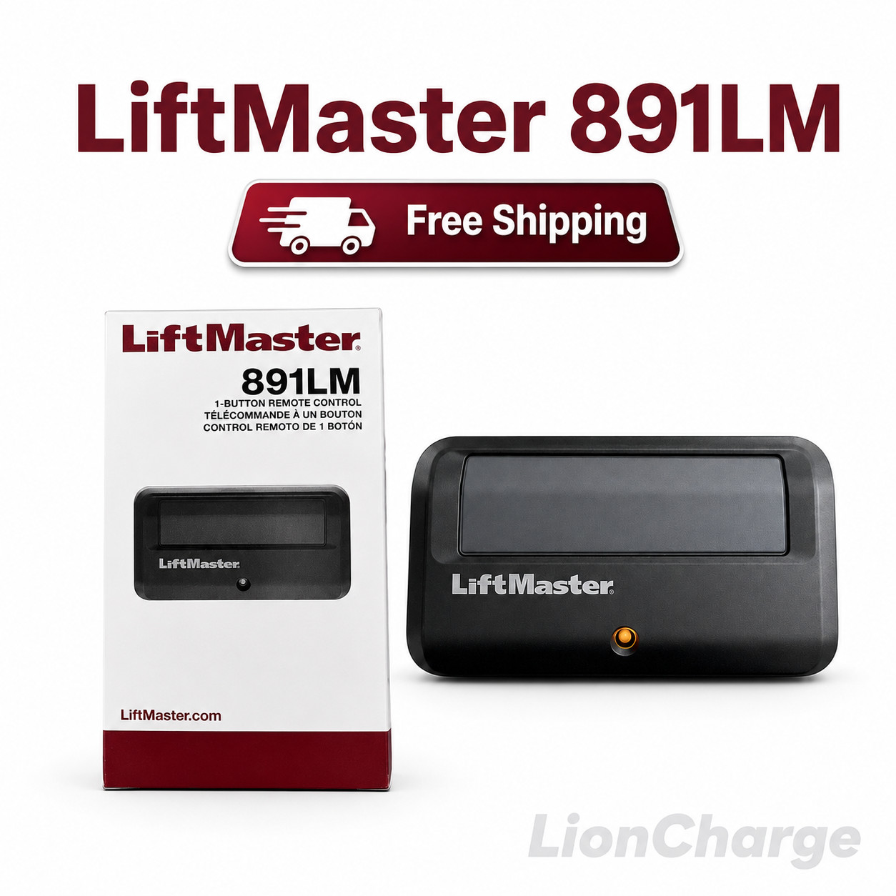10x LiftMaster 891LM 1 Button Remote Control Garage Door Opener gallery
