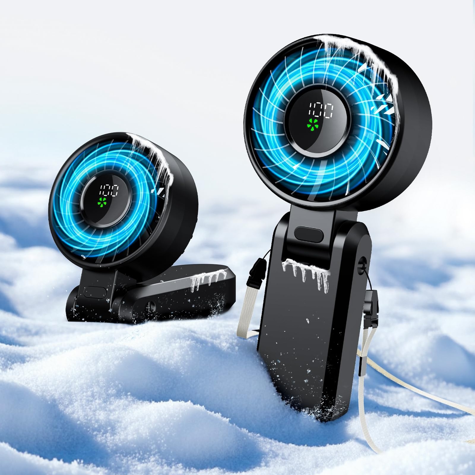 【5200mAh】Portable Handheld Fans for Travel, High-Speed Motor, Rechargeable Ha... gallery