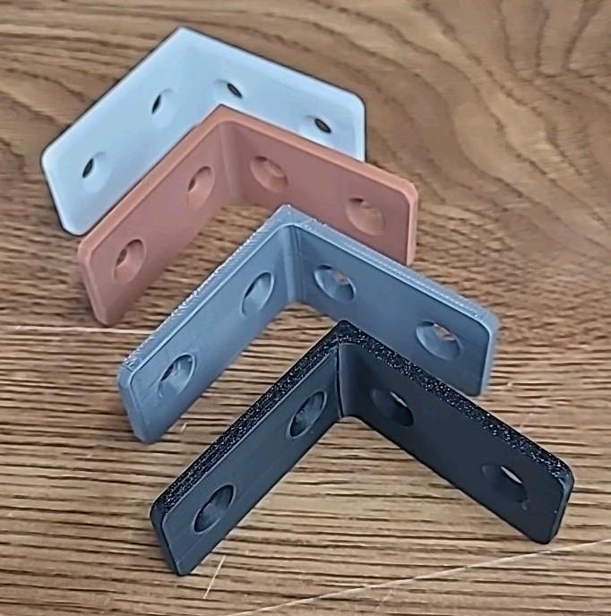 4 PCS L Brackets - ANY COLOR - 2"x2" Corner Braces Sets 90 Degree Right Angle gallery