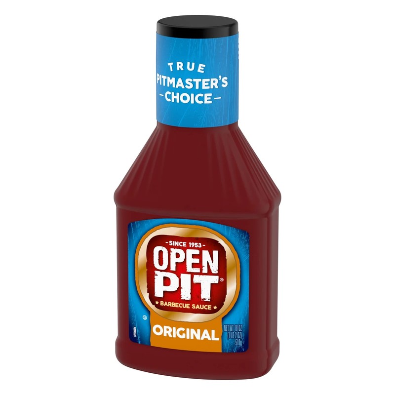 5 Pack Open Pit Authentic Taste Blue Label Original Barbecue Sauce 18 oz Bottles gallery