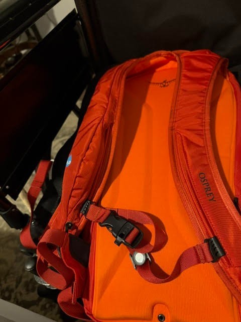 Osprey Kamber 16 Ski Snowboard Daypack Red 4
