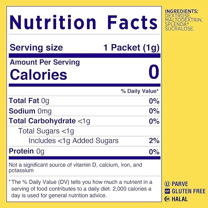 Splenda No Calorie Sweetener Portion Packets 1000 ct 2.2 lbs Exp 05/28 gallery
