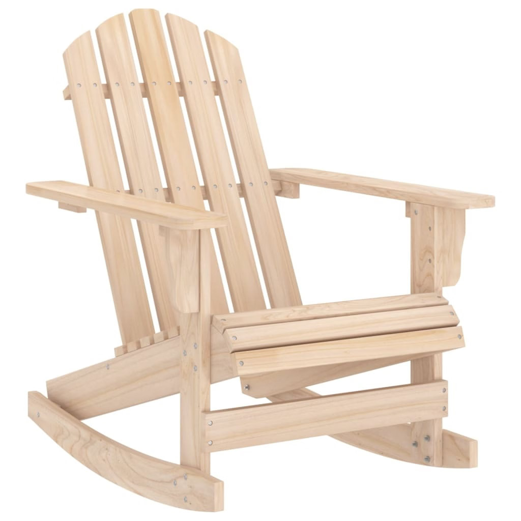 Patio Adirondack Rocking Chair Solid Fir Wood gallery