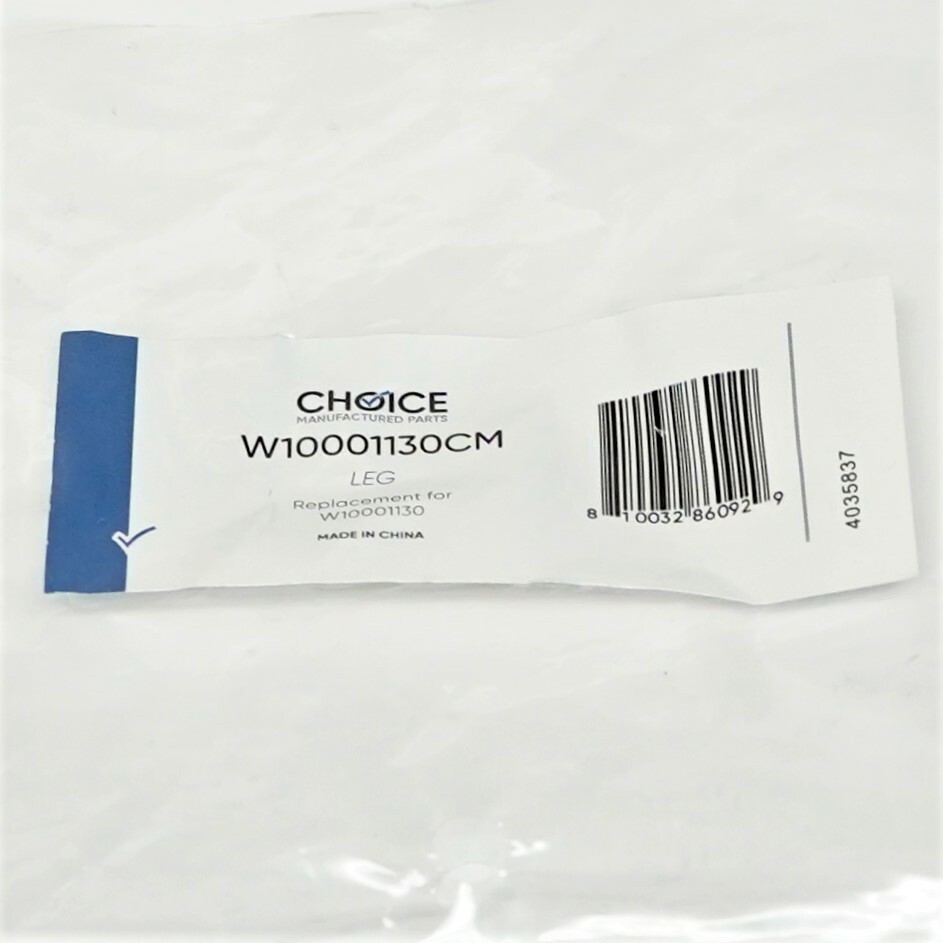 Washing Machine Leveling Leg for Whirlpool W10001130 gallery