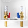 EFIELD Washing Machine Box ,2 Valves ,1/2" MIP Inlet, with Water Hammer Arrestor gallery