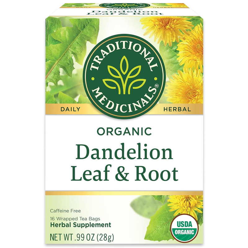 Organic Dandelion Leaf & Root Herbal Tea, Supports Kidney Function & Healthy Dig gallery