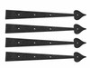 Garage Door Decorative Strap Hinge 18 3/4″ Rough Iron Finish (4pcs) gallery