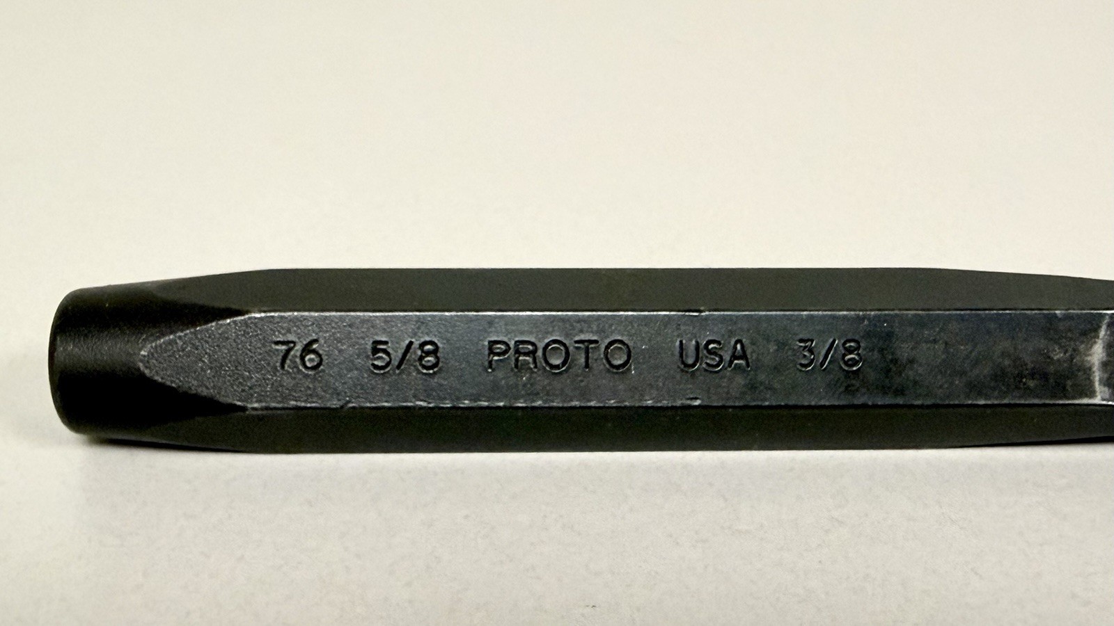 Single (1): PROTO Professional 76 Diamond Point Chisel 5/8" × 3/8" Made In USA gallery