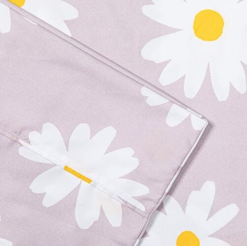Bedding Twin Extra Bed Sheet Set- 3 Pieces Bedding- 100% Twin XL Daisy gallery