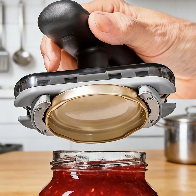 1-Piece Metal Adjustable Multi-Functional Bottle Opener and Can Opener, Easy-To- gallery