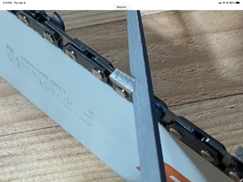 Nicholson Triangle square chain file for Picco Chisel Chainsaw Chain gallery