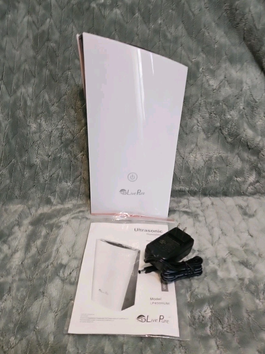 Humidifier Live Pure Ultrasonic Model LP450HUM NEW NO BOX gallery