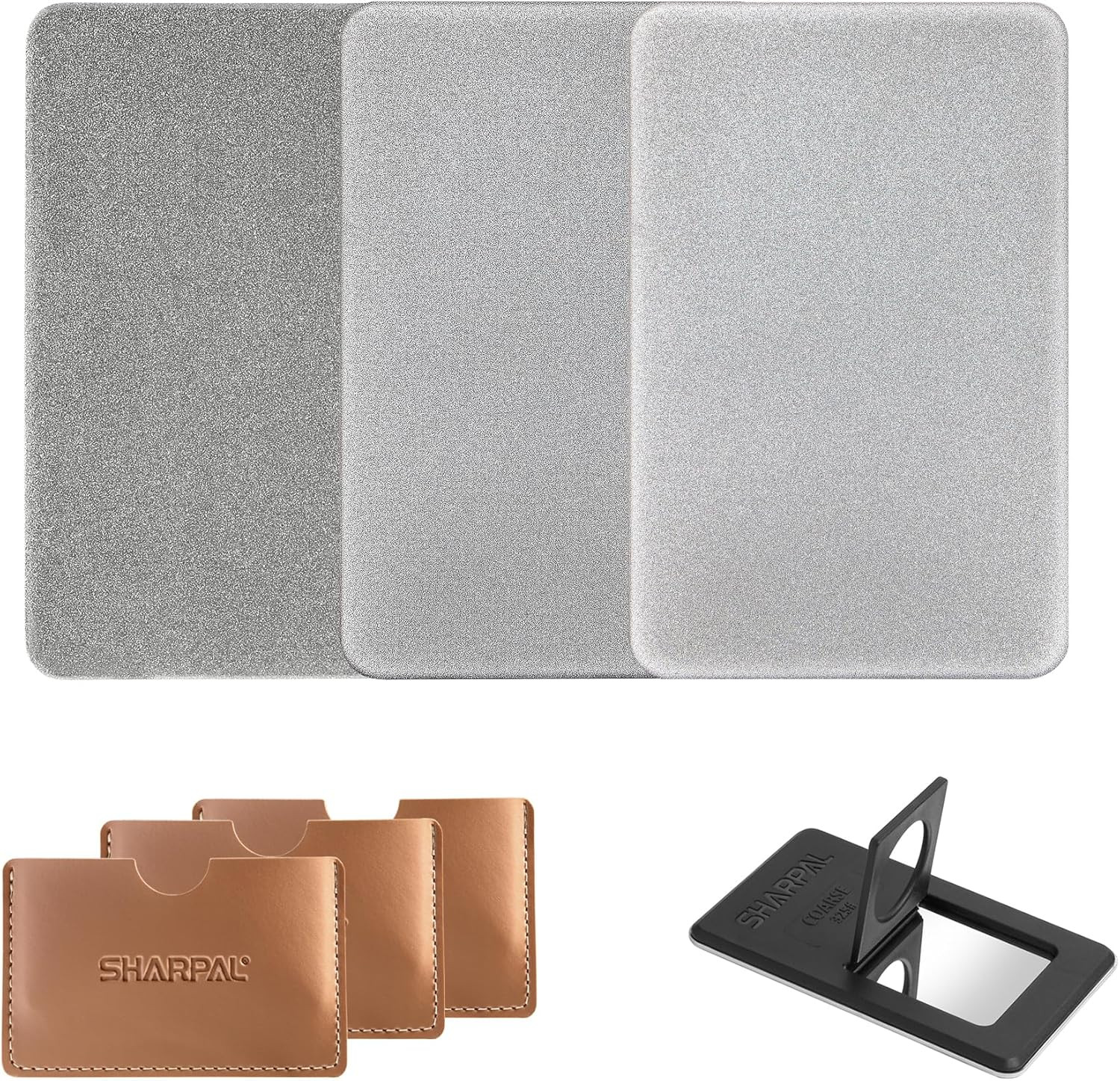SHARPAL 116N Pocket Diamond Sharpening Card, Coarse(325)/Medium(600)/Fine(1200) gallery