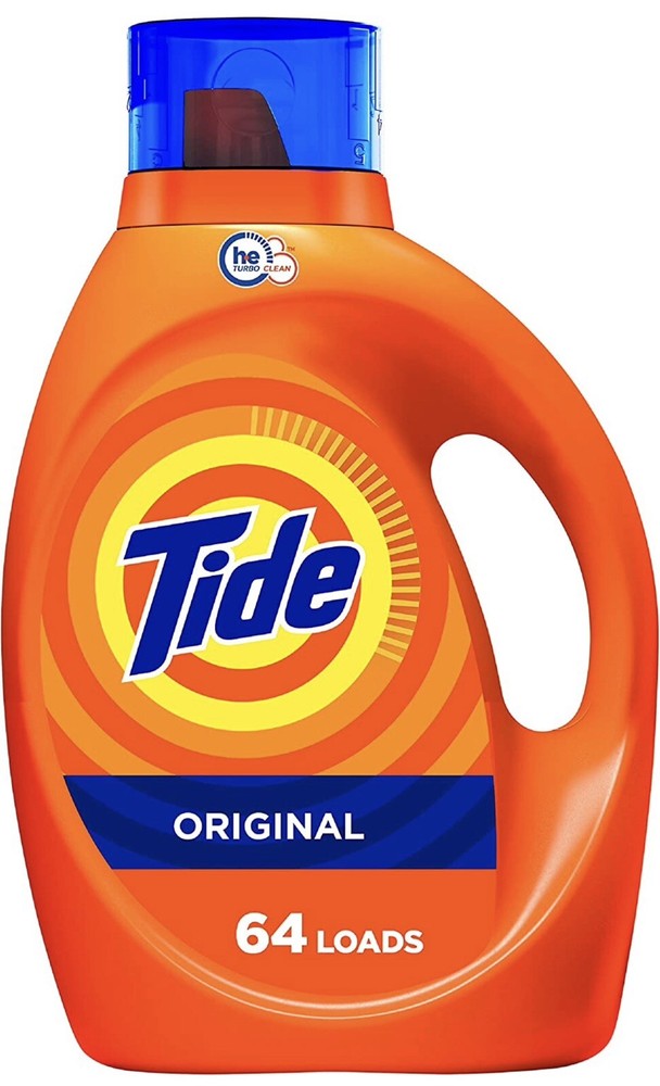 Tide Laundry Detergent Liquid Soap High Efficiency He Original Scent 64 Loads