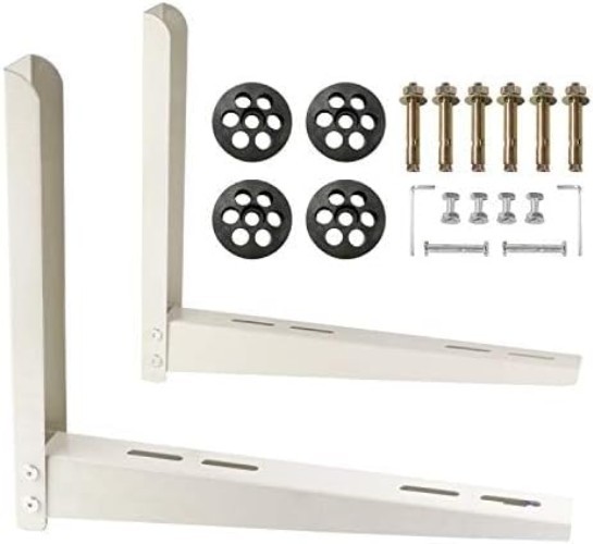 Alloy Steel Mini Split Wall Mount Bracket for Ductless AC Units 485 LBS Capacity gallery