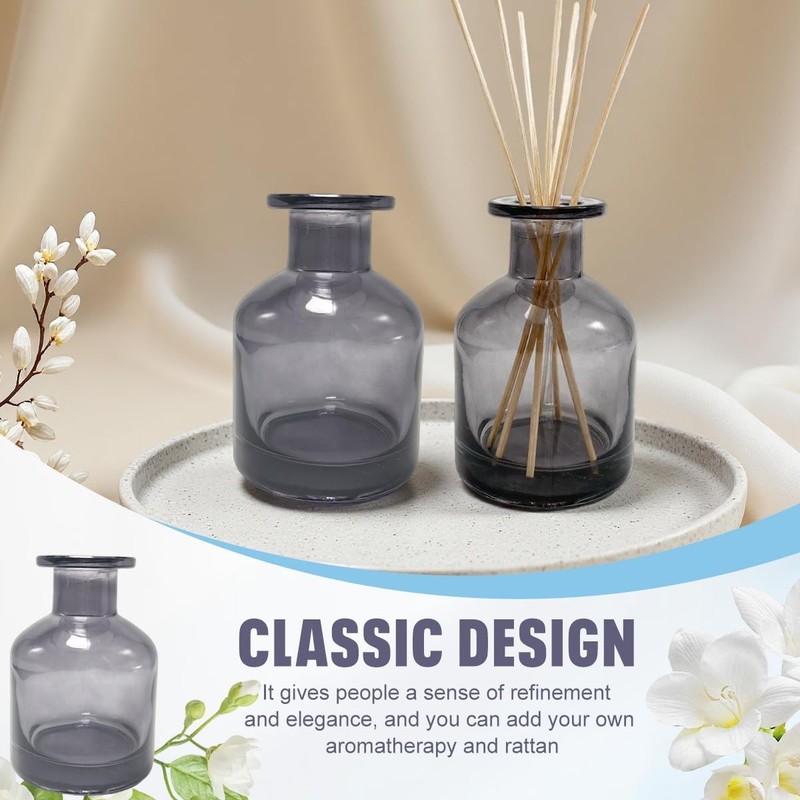 1PCS 150ml/5oz Empty Refillable Glass Diffuser Bottles Aromatherapy Jar gallery