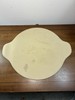 Pampered Chef Round Pizza Stone Pan 15" with Handles USA Made EUC gallery