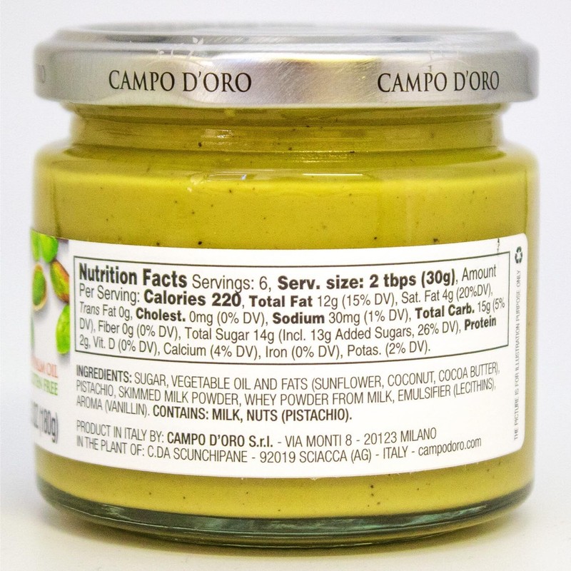 - Pistachio Butter Sweet Spreadable Cream, 6.3 Oz (180G), Rich & Nutty for Knafe gallery