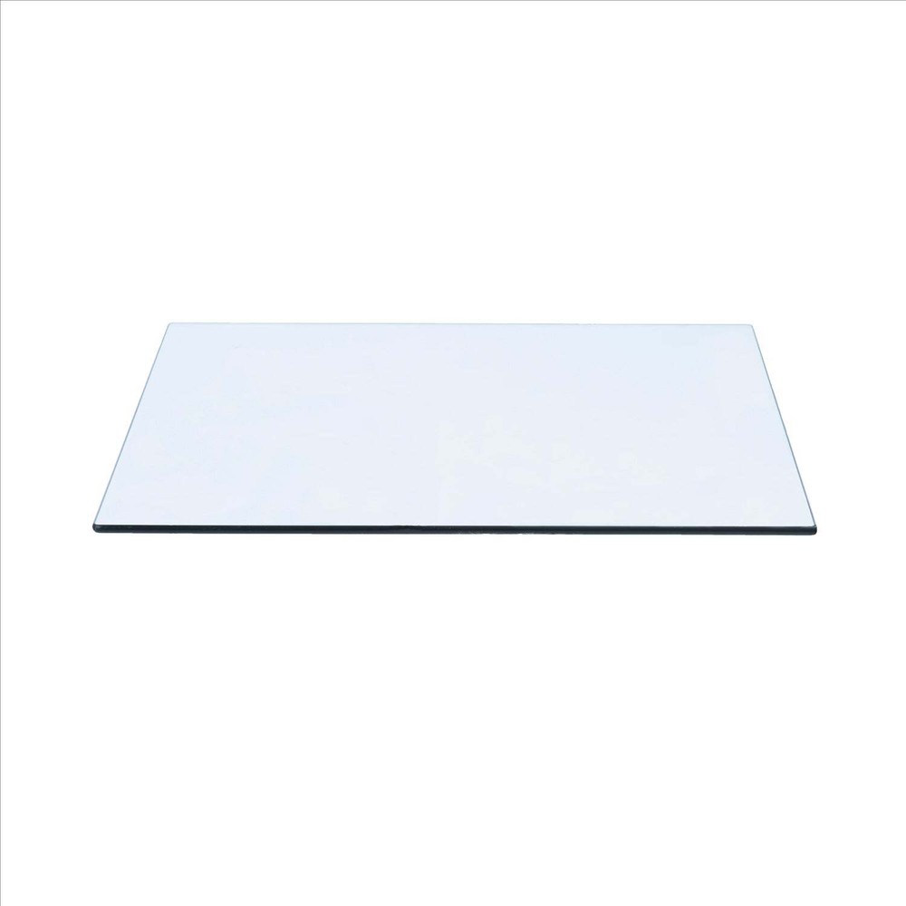 16" x 54" Rectangle Tempered Glass Table Top By Spancraft Glass