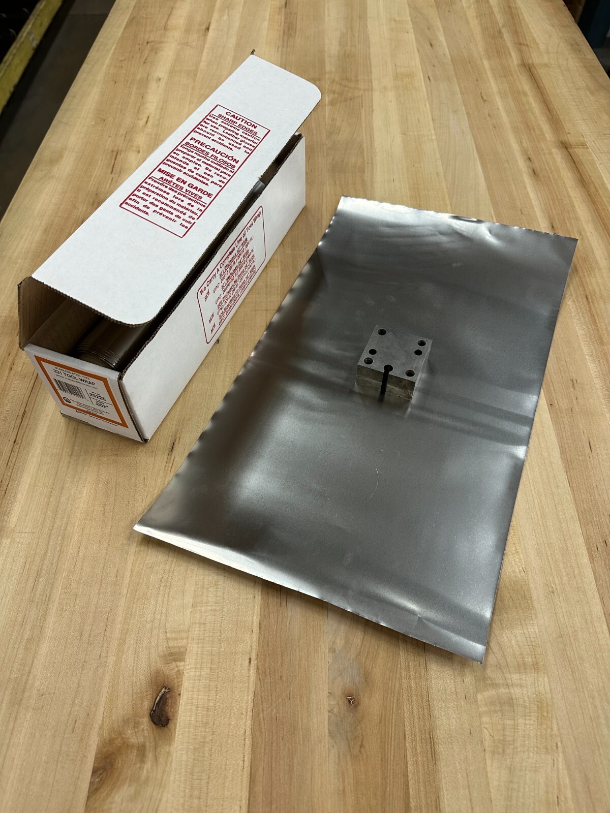 Precision Brand 321 Stainless Steel Tool Wrap, 20110, 24 In x 50 Feet gallery