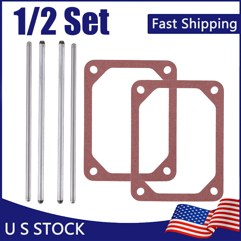 1-2X Valve Cover Gasket & Push Rods Set for Briggs Stratton 690981 690982 690971 gallery