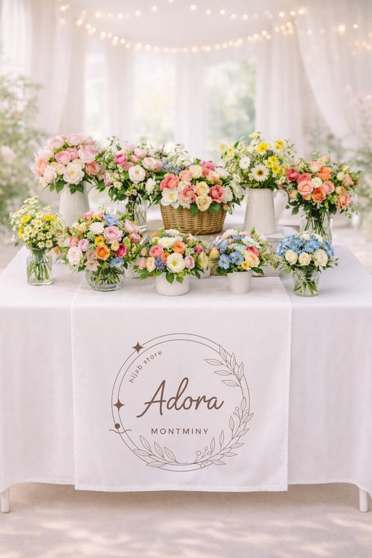 Personalized Tablecloth Runner with Logo for Trade Shows, Business Vendors gallery