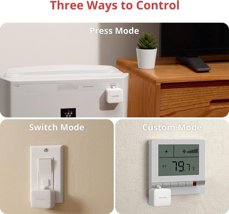 Bluetooth Fingerbot Button Pusher for Rocker Switches – Turn Lights/Coffee On... gallery