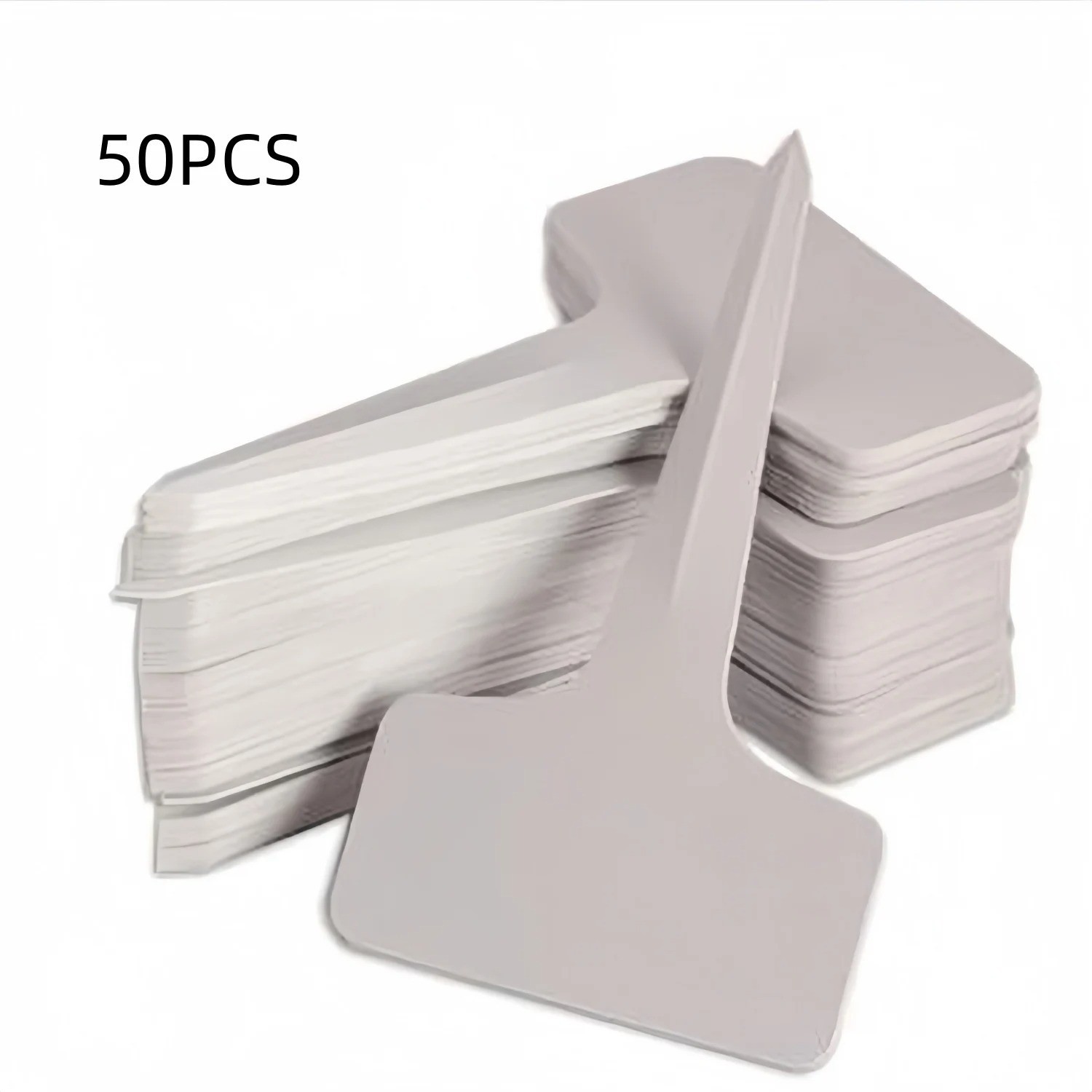 50/100/200pcs Plastic Plant Labels T-Type Garden Tags Nursery Marker 6x10cm gallery