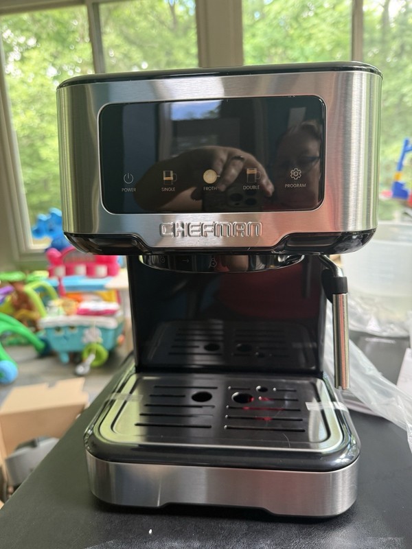 Chefman CraftBrew Espresso Machine, 15-Bar Pump Digital Espresso Maker w/Steam gallery