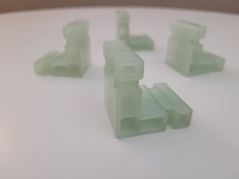 Plastic CUBITEC Replacement Storage Parts connector JOINTS Green Clear White gallery