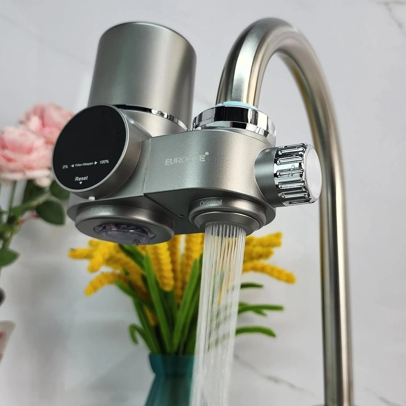 Combo , LED Sink Water Filter with UV Light and Real Time Filter Life Indicat... gallery