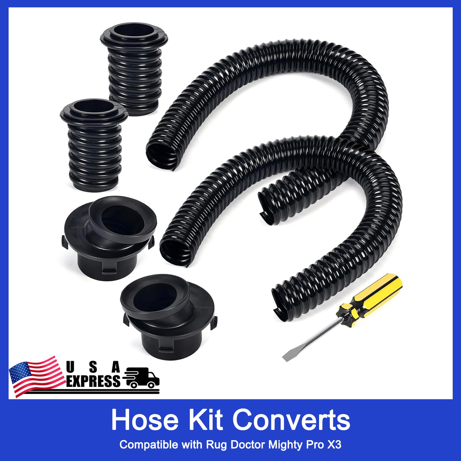 Hose Kit Converts to X3 Hoseless Hood Design for Rug Doctor Mighty Pro X3 93155 gallery