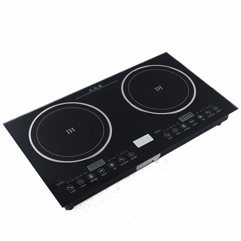 Induction Cooktop 2 Burners Electric Hob Cook Top Stove Ceramic Cooktop 110V gallery