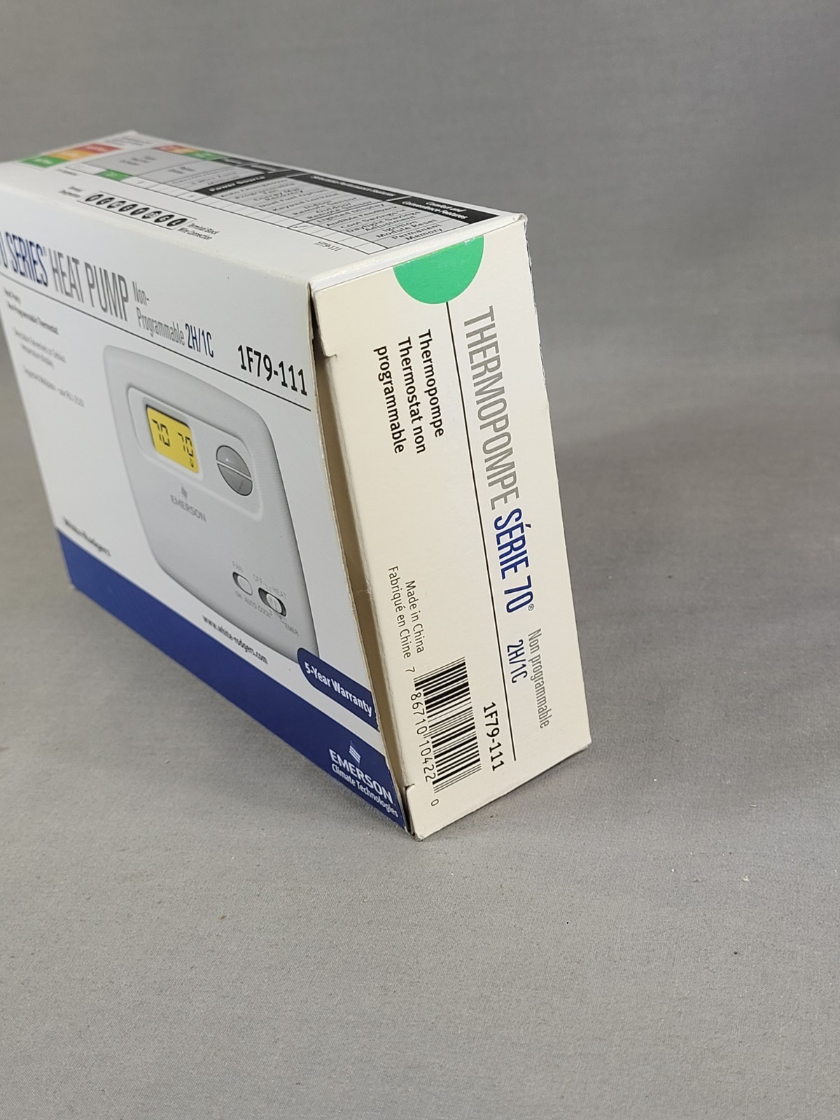 Emerson White-Rodgers 1F79-111 70 Series Non-Programmable Wired Thermostat 2H/1C gallery