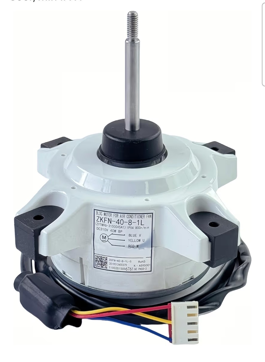 BLDC Motor for Air Conditioning Fan ZKFN-40-8-1L, DC310V 40W 8P CCW Air... gallery