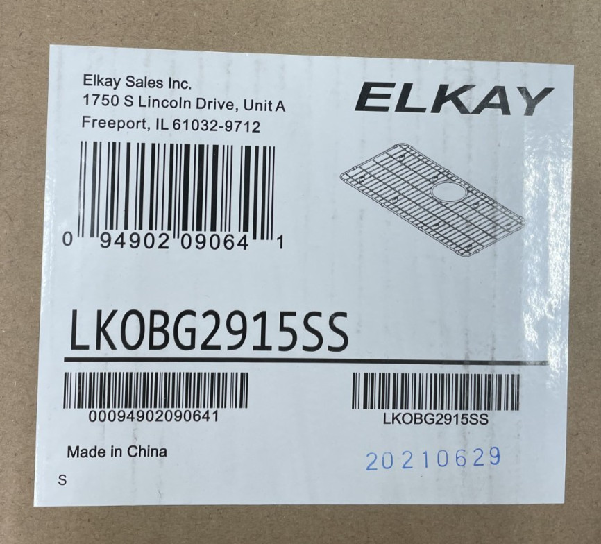 Elkay LKOBG2915SS Bottom Grid for Elkay ELGRU13322 Kitchen Sink- Stainless Steel gallery