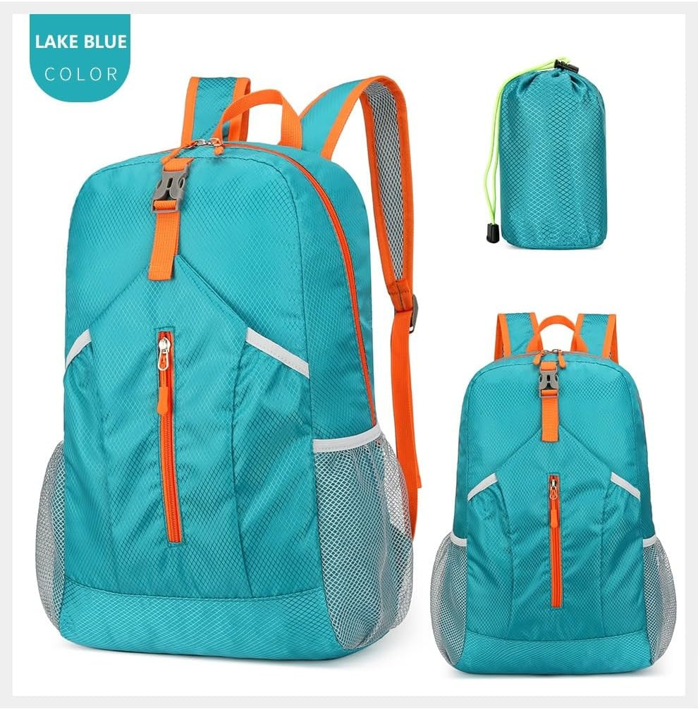25L Foldable Hiking Backpack Lightweight Packable Basic-Daypack Collapsible Bag 2