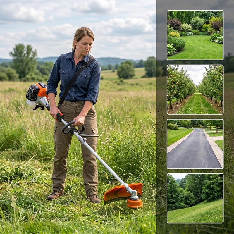 3-in-1 Gas Powered Weed Wacker String Trimmer Brush Cutter Edger 43cc/52cc Kits gallery