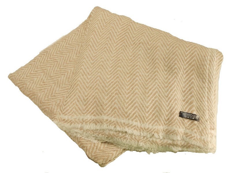 Cashmere Wool Soft Queen Size Throw Blanket Handmade in Nepal 90" x 110" gallery