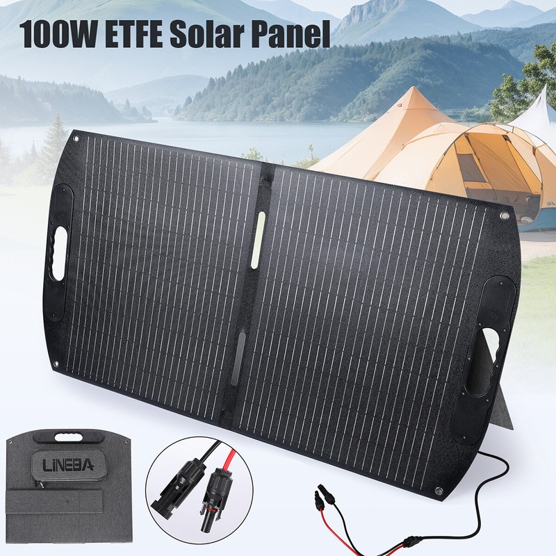 100W Portable Foldable Solar Panel with Monocrystalline ETFE Design Solar Charge gallery
