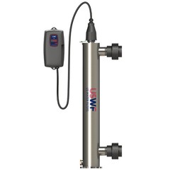 Pool UV Sterilizer, 42 GPM, Stainless Steel, Indoor / Outdoor Pool UV