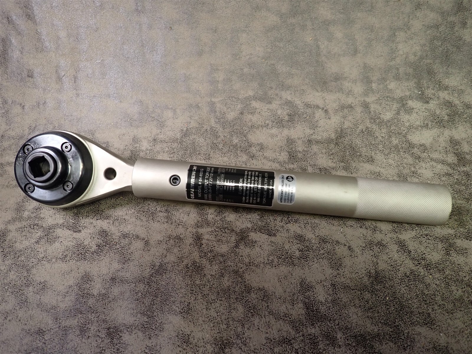 NEW GearWrench 64-833G Max Output Torque 2000 lb-ft Torque Multiplier (EC3) gallery
