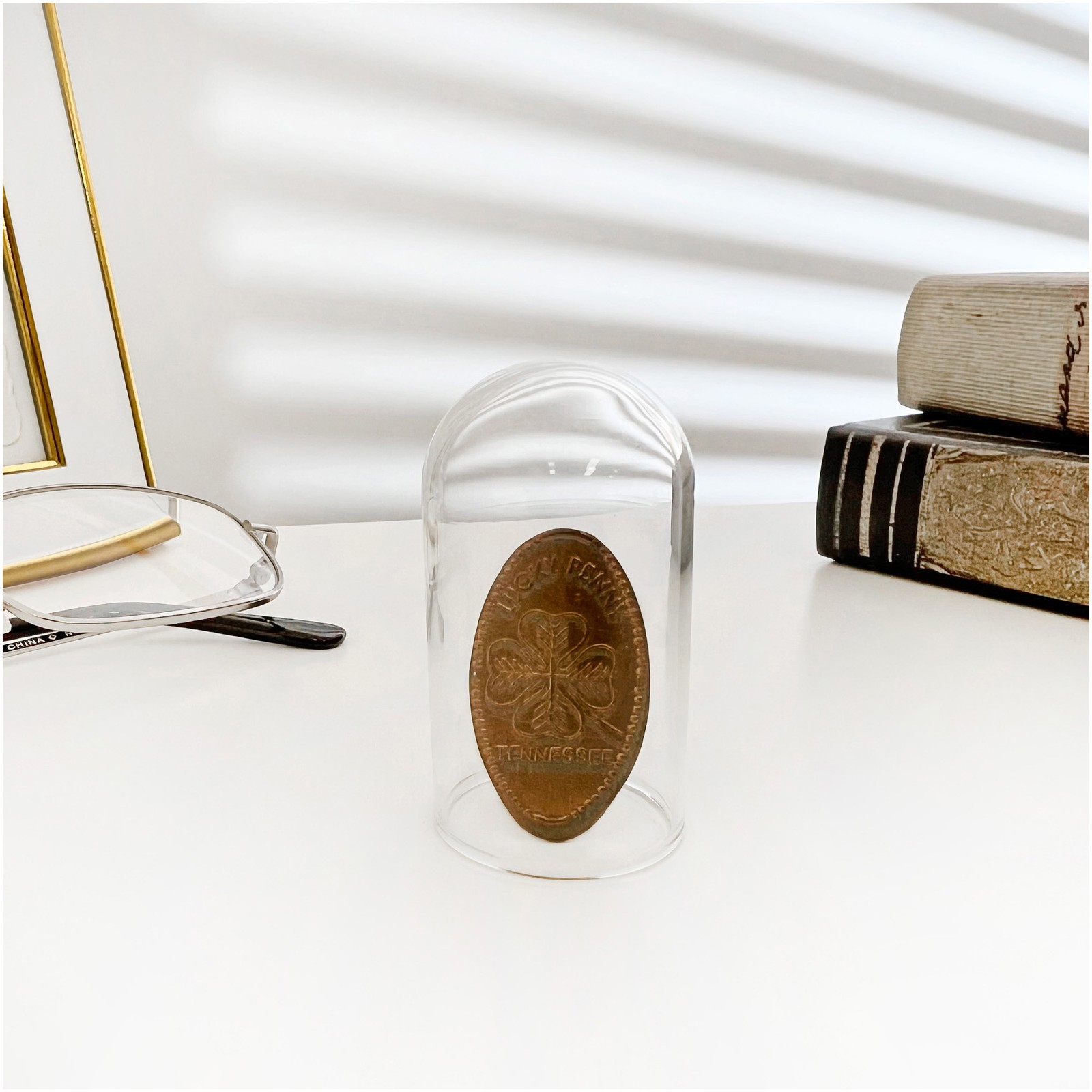 Plymor Miniature 1" x 2" Mini Glass Display Dome TINY Cloche (no Base) gallery